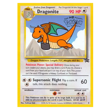 Pokemon TCG Dragonite Movie Promo 5