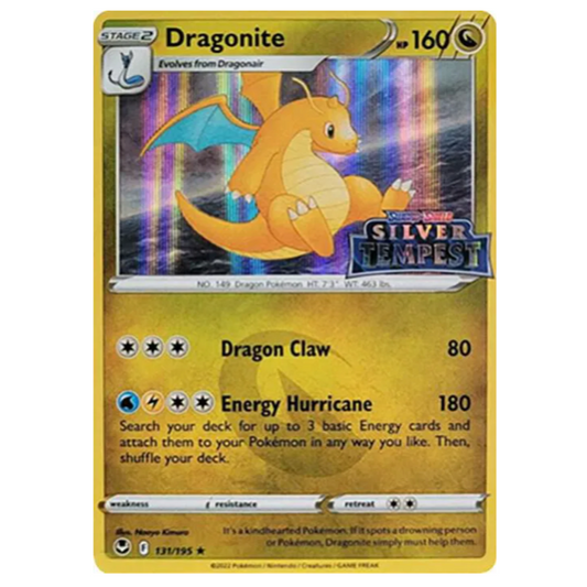 Pokemon TCG Dragonite Silver Tempest Stamped 131/195 *Sealed*
