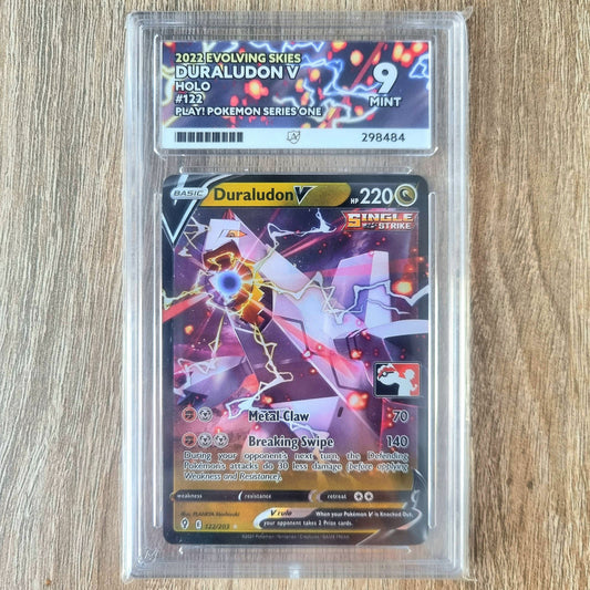 Pokemon TCG Duraludon V Prize Stamp 122/203 (Ace 9)