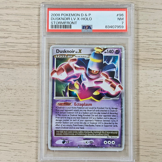 Pokemon TCG Dusknoir LV.X Stormfront 96/100 (PSA 7)