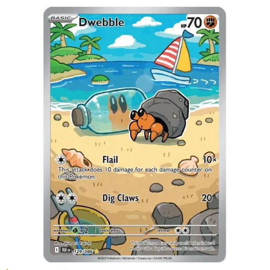 Pokemon TCG Dwebble Black Bolt 129/086