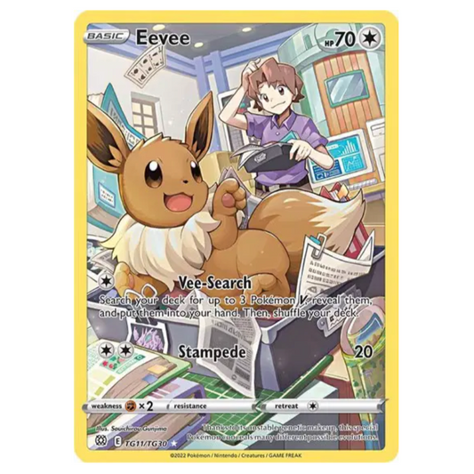Pokemon TCG Eevee Brilliant Stars TG11/TG30