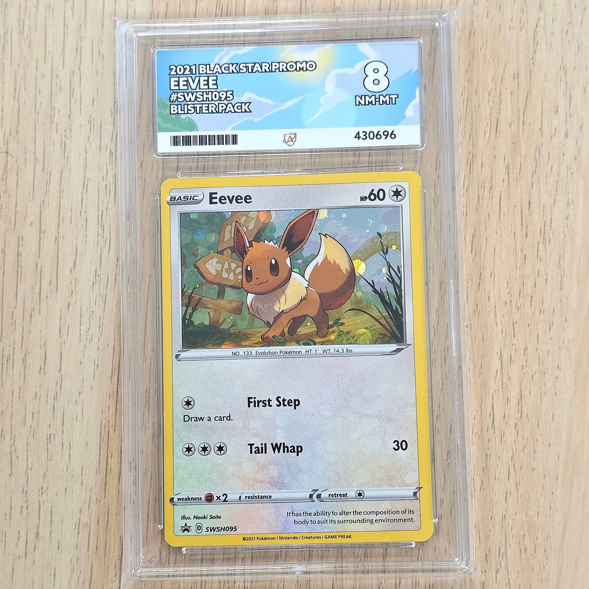 Pokemon TCG Eevee Promo SWSH095 (Ace 8)