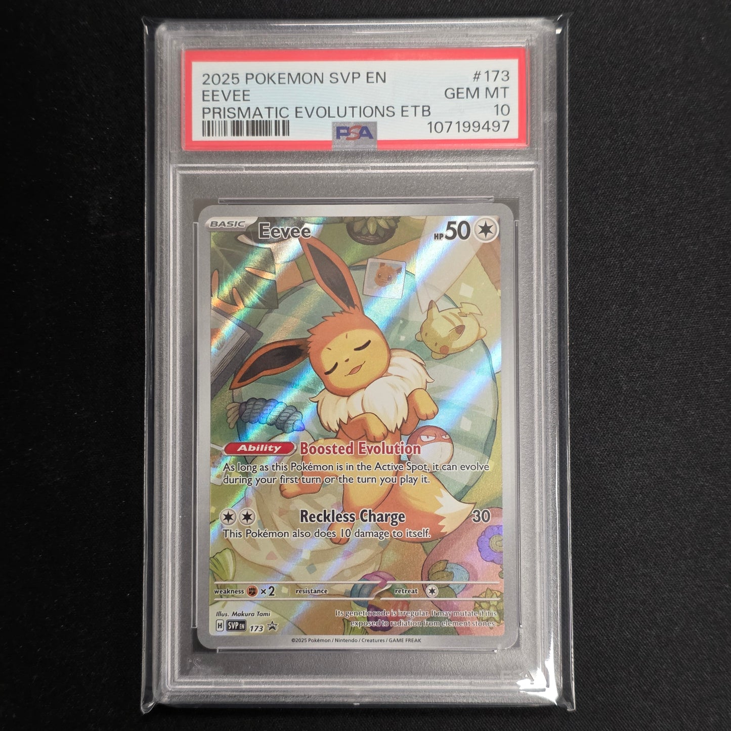Pokemon TCG Eevee Scarlet & Violet Promo 173 (PSA 10)