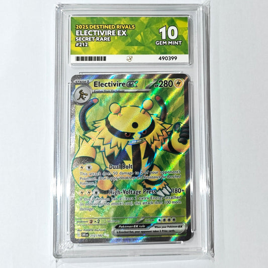 Pokemon TCG Electivire ex Destined Rivals 212/182 ACE 10