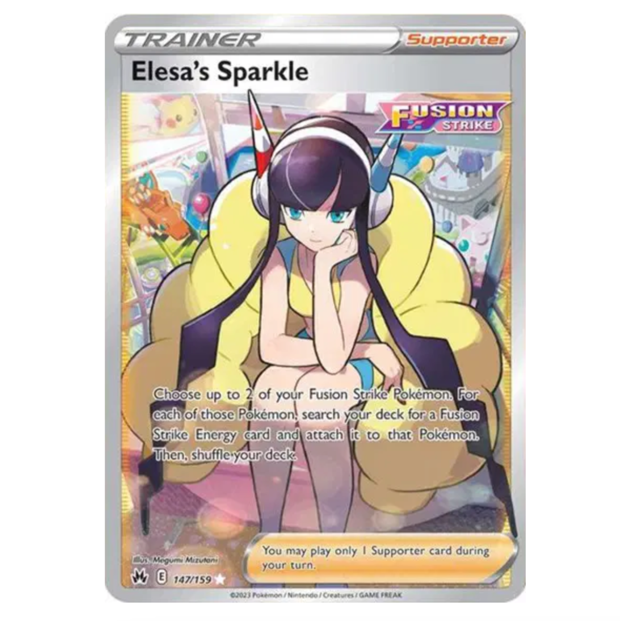 Pokemon TCG Elesa's Sparkle Crown Zenith 147/159