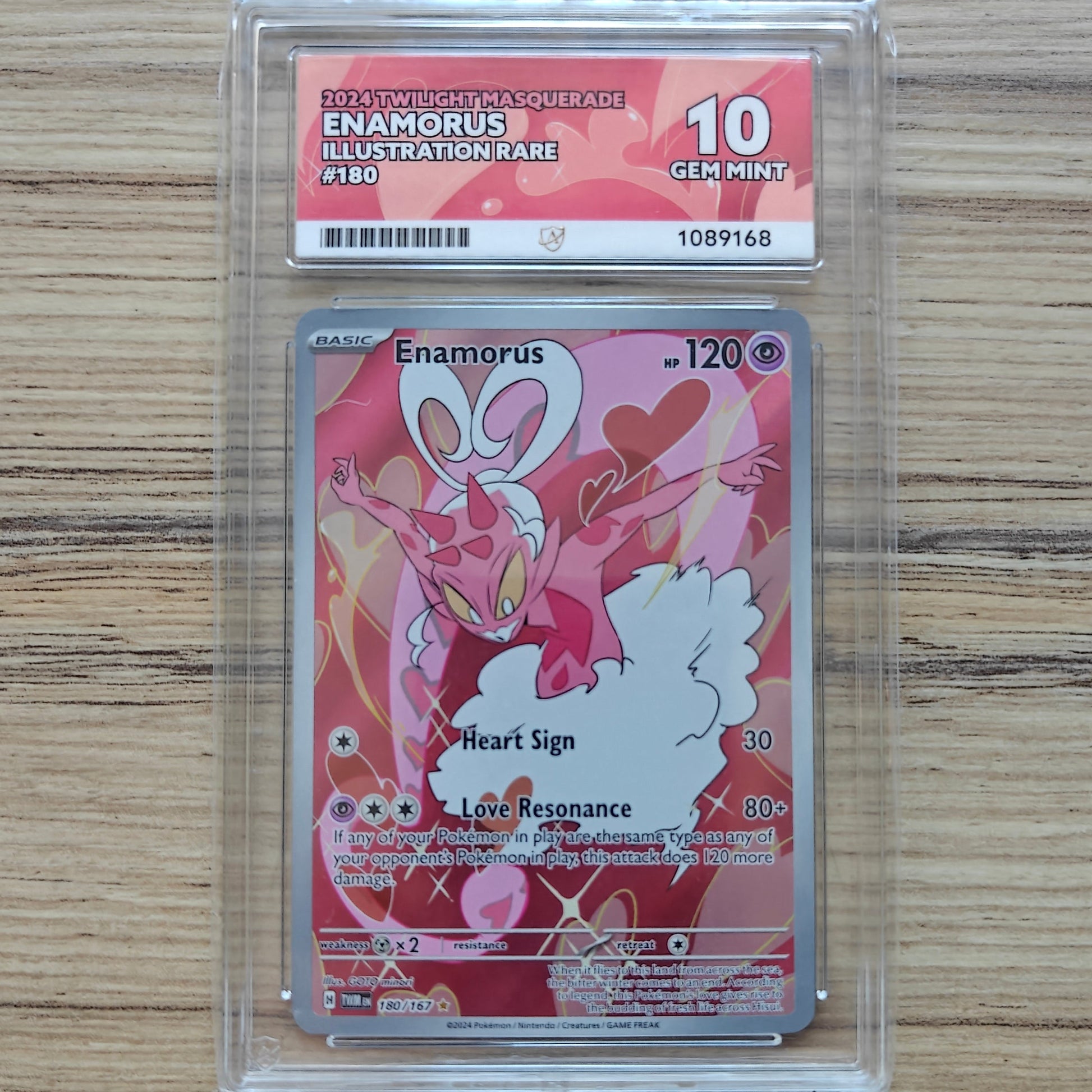 Pokemon TCG Enamorus Twilight Masquerade 180/167 (ACE 10)