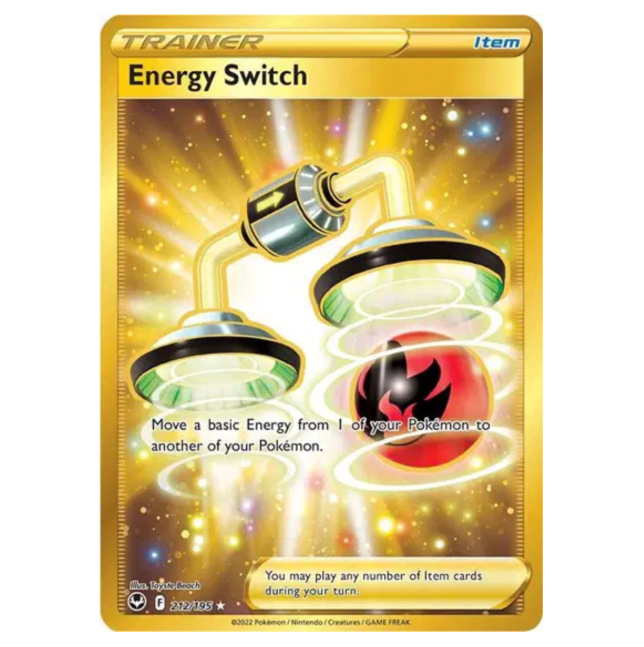 Pokemon TCG Energy Switch 212/195 Silver Tempest