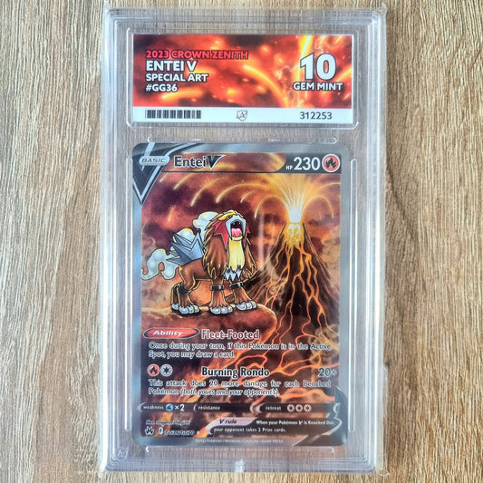 Pokemon TCG Entei V Crown Zenith GG36/GG70 (Ace 10)