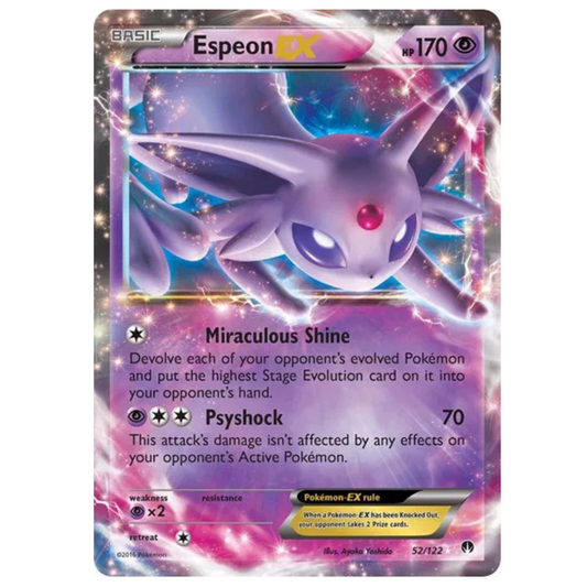 Pokemon TCG Espeon EX BREAKpoint 52/122