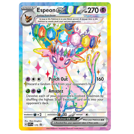 Pokemon TCG Espeon ex Promo 175