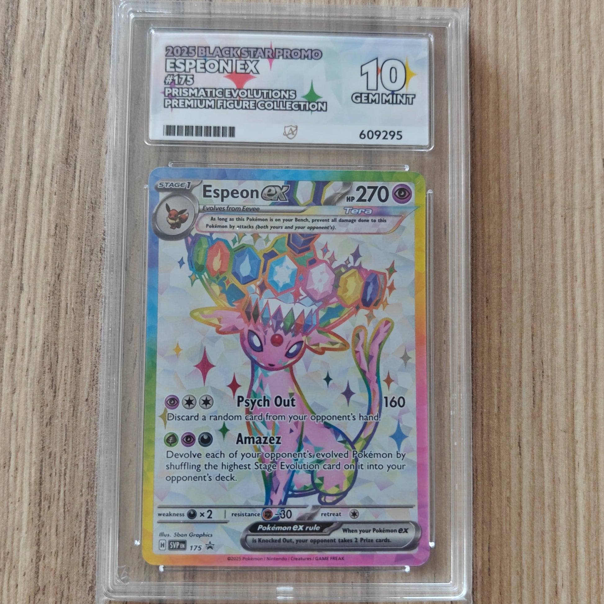 Pokemon TCG Espeon ex Promo 175 (ACE 10).
