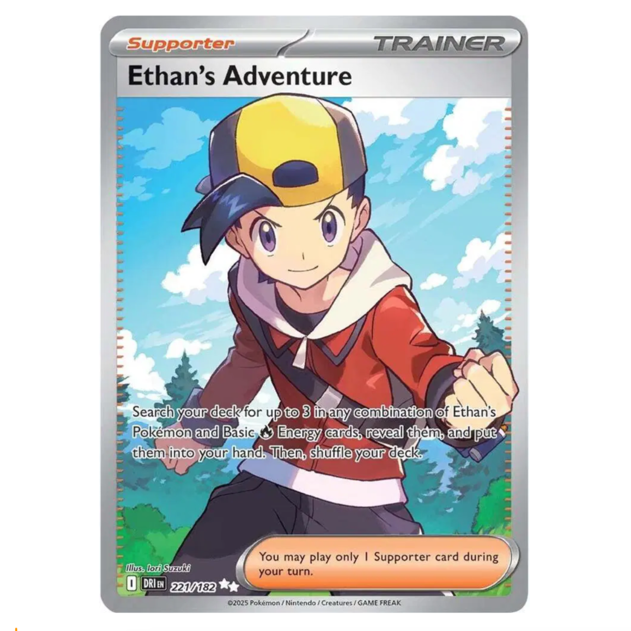 Pokemon TCG Ethan's Adventure Destined Rivals  221/182 