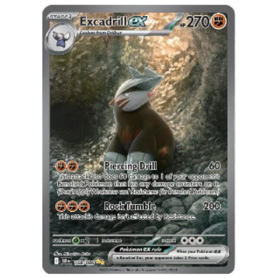 Pokemon TCG Excadrill EX Black Bolt 168/086 