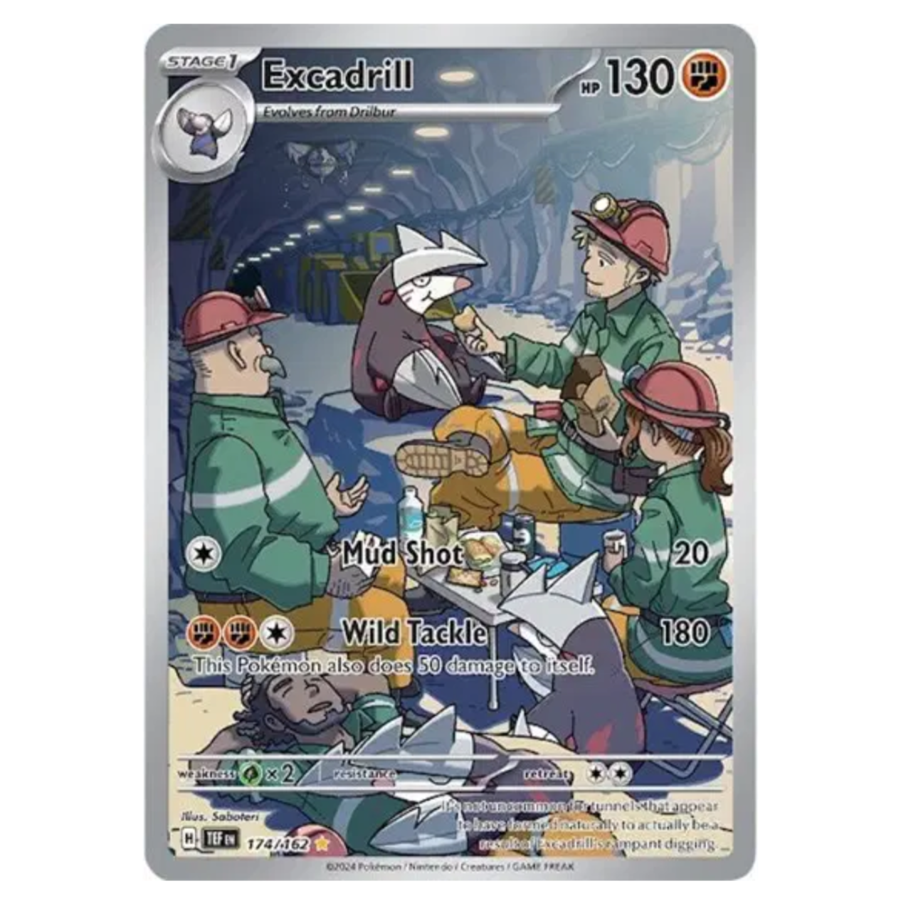 Pokemon TCG Excadrill Temporal Forces 174/162