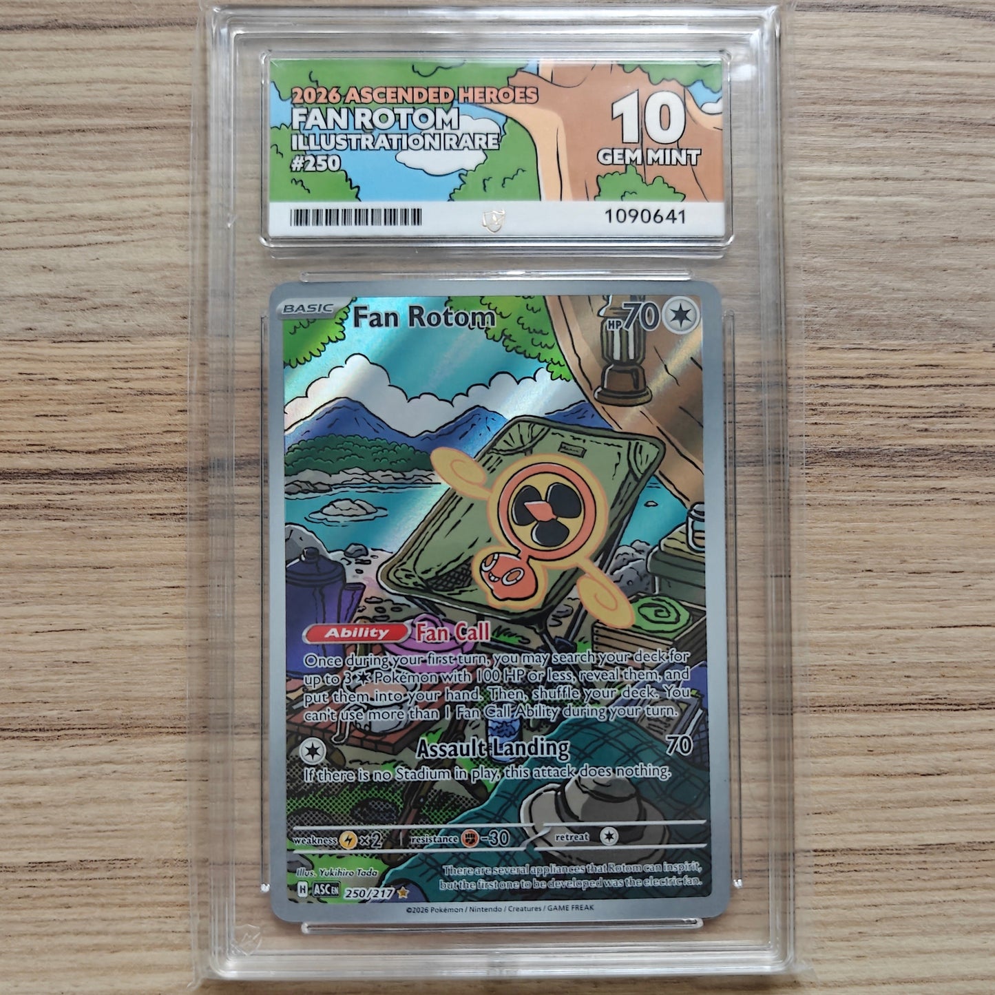 Pokemon TCG Fan Rotom Ascended Heroes 250/217 (ACE 10)