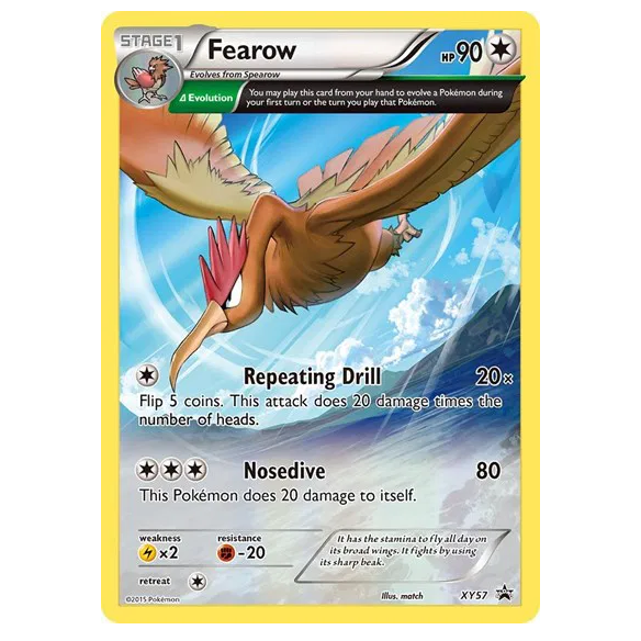 Pokemon TCG Fearow Promo XY57