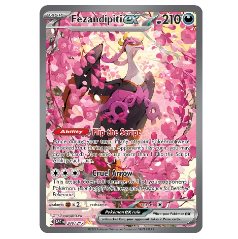 Pokemon TCG Fezandipiti ex Ascended Heroes 288/217