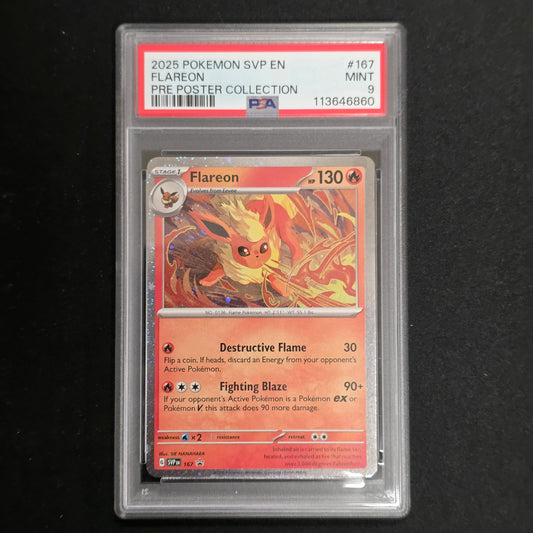 Pokemon TCG Flareon Promo 167 (PSA 9)