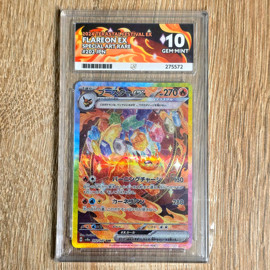 Pokemon TCG Flareon ex Terastal Festival 202/187 (Japanese) (Ace 10)
