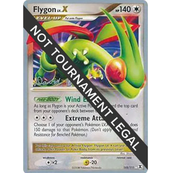 Pokemon TCG Flygon LV.X (David Cohen)World Championship Decks 105/111