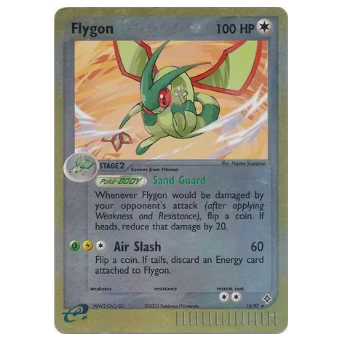 Pokemon TCG Flygon *Reverse Holo* EX Dragon 15/97