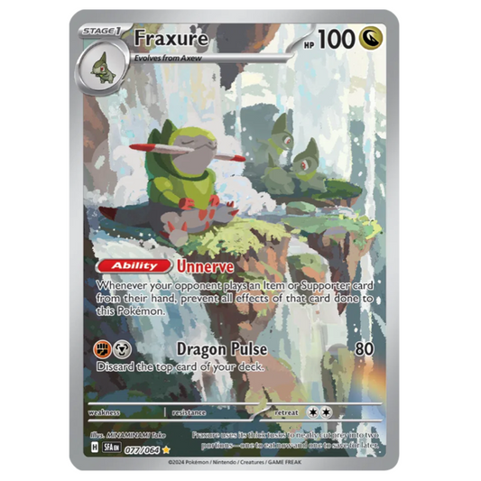 Pokemon TCG Fraxure Shrouded Fable 077/064