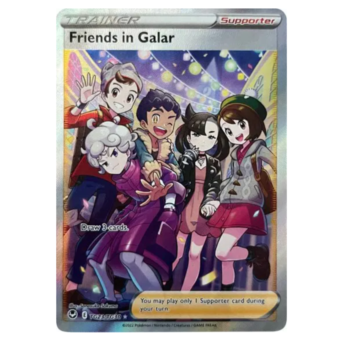 Pokemon TCG Friends in Galar Silver Tempest TG23/TG30
