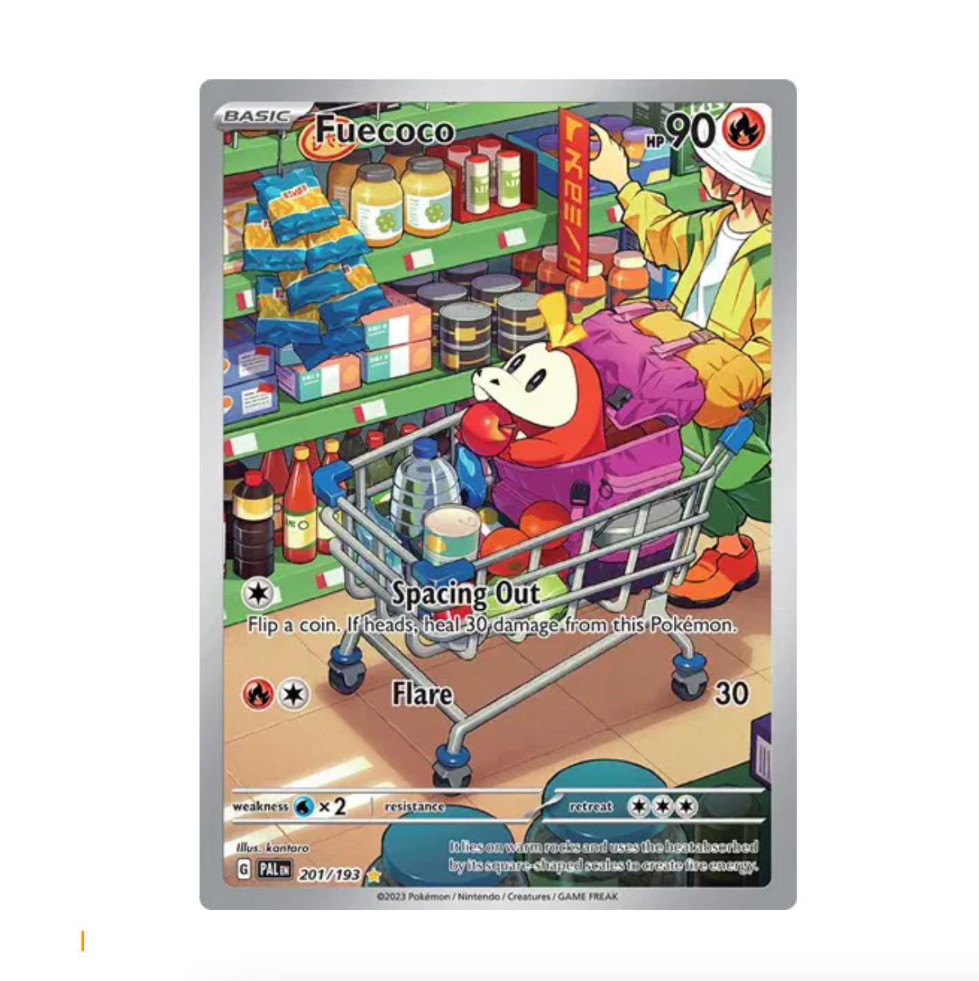 Pokemon TCG Fuecoco Paldea Evolved 201/193