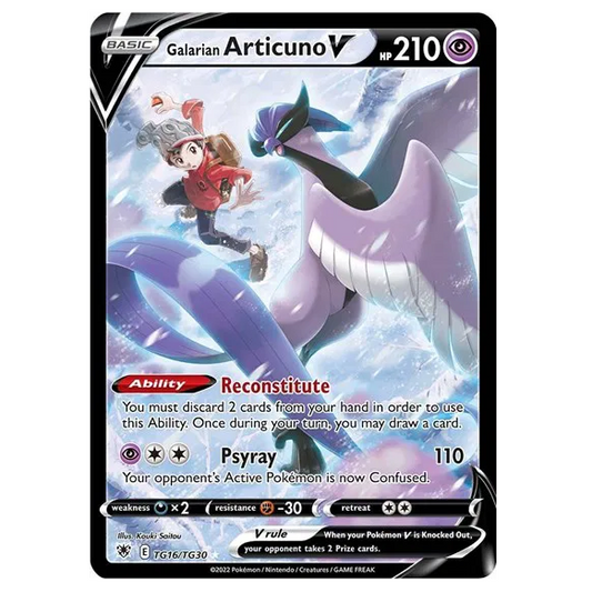 Pokemon TCG Galarian Articuno V Astral Radiance TG16/TG30