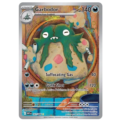 Pokemon TCG Garbodor White Flare 141/086