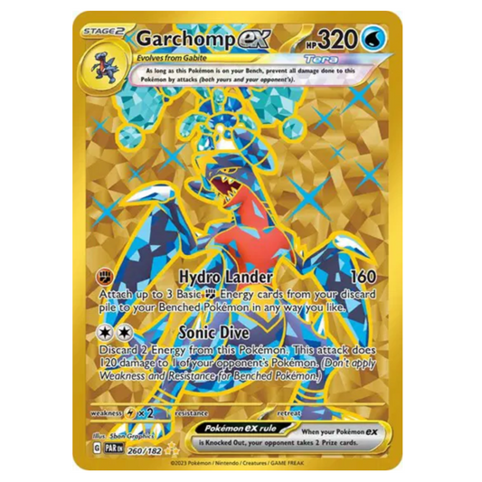 Pokemon TCG Garchomp ex Paradox Rift 260/182