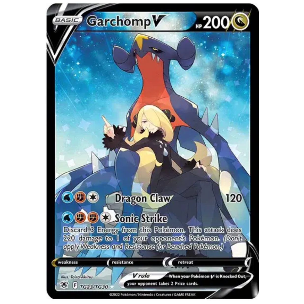 Pokemon TCG Garchomp v Astral Radiance TG23/TG30