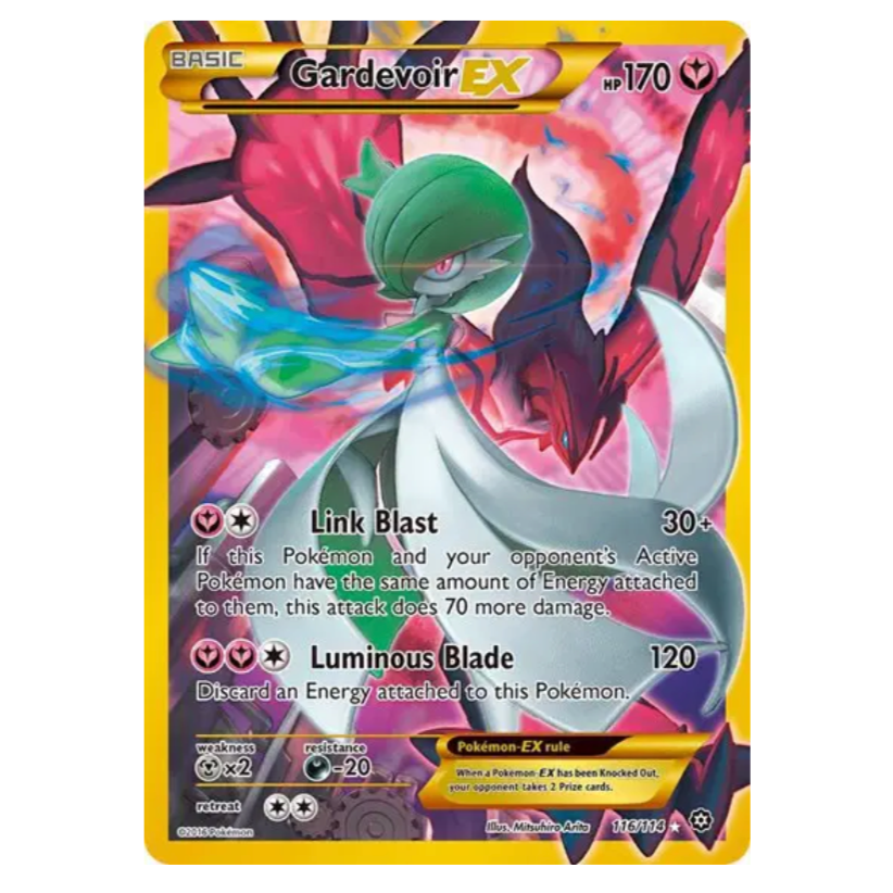 Pokemon TCG Gardevoir EX Steam Siege 116/114
