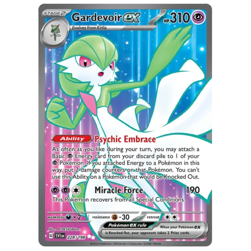 Pokemon TCG Gardevoir ex Scarlet & Violet 228/198