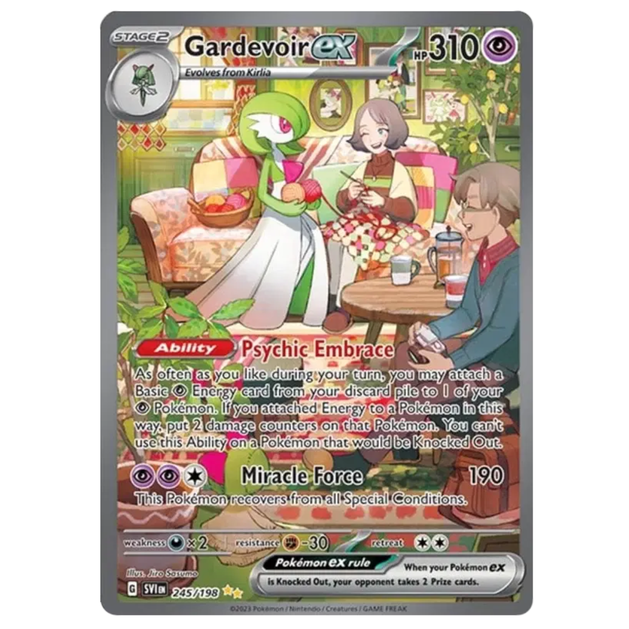 Pokemon TCG Gardevoir ex Scarlet & Violet 245/198