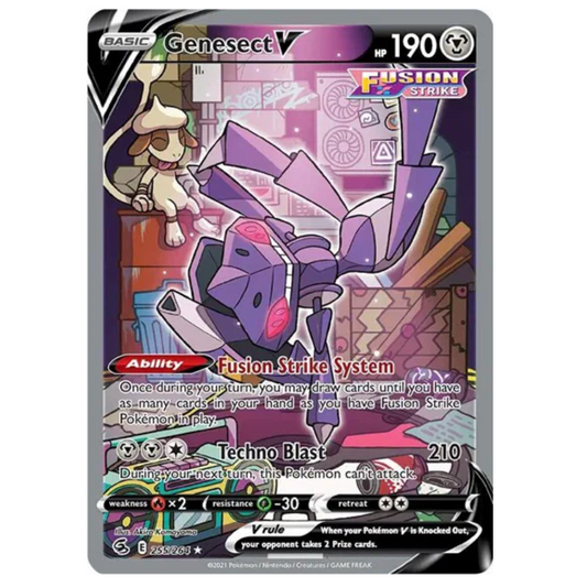 Pokemon TCG Genesect V Fusion Strike 255/264