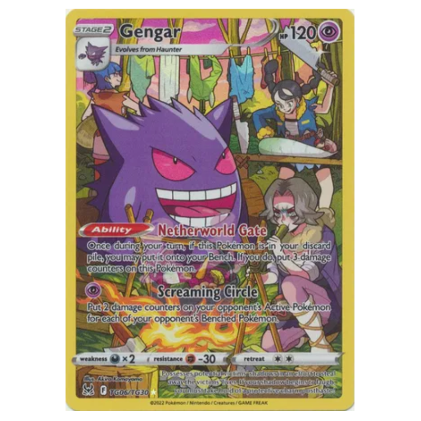 Pokemon TCG Gengar Lost Origin TG06/TG30