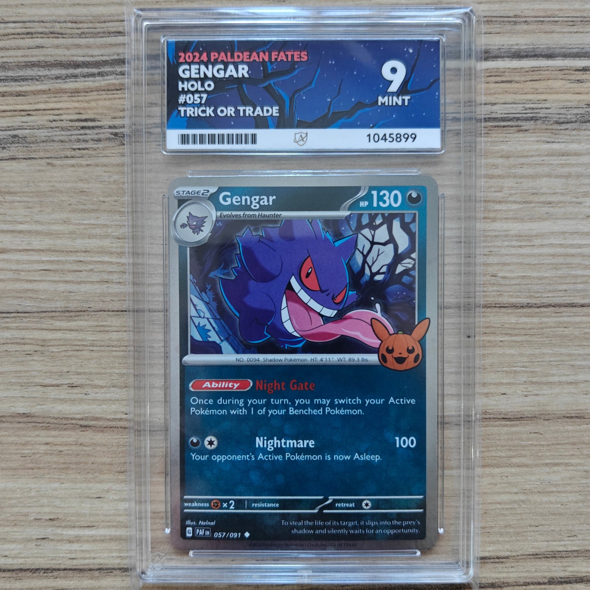 Pokemon TCG Gengar Trick or Trade 057/091 (ACE 9)