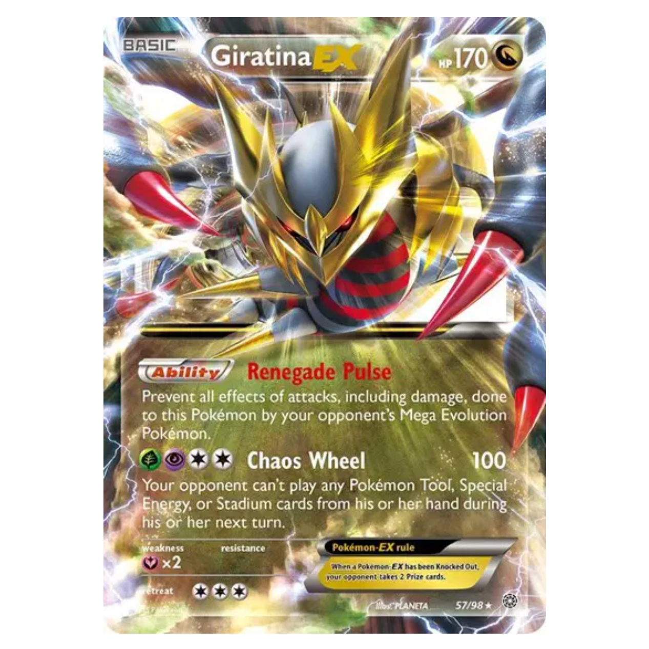 Pokemon TCG Giratina EX Ancient Origins 57/98