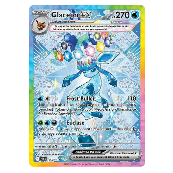 Pokemon TCG Glaceon ex Prismatic Evolutions 150/131