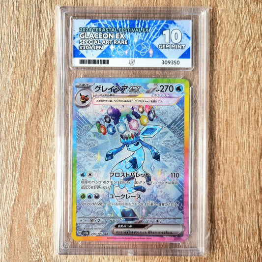 Pokemon TCG Glaceon ex Terastal Festival 206/187 (Japanese) (Ace 10)