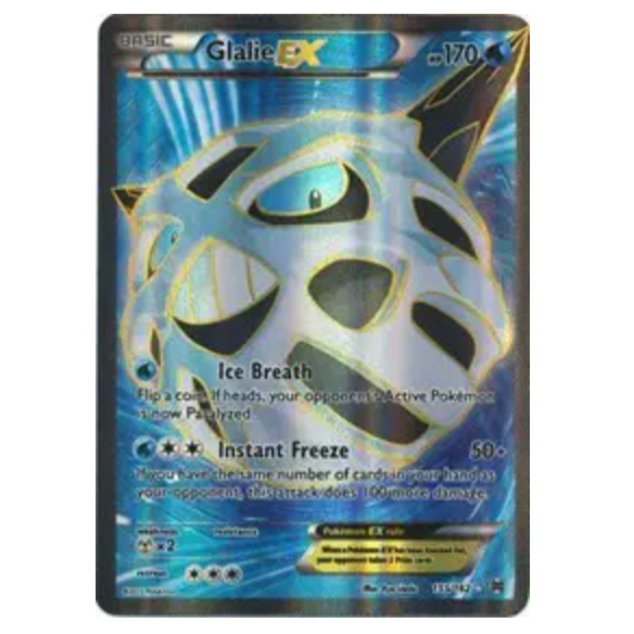 Pokemon TCG Glalie EX BREAKthrough 155/162