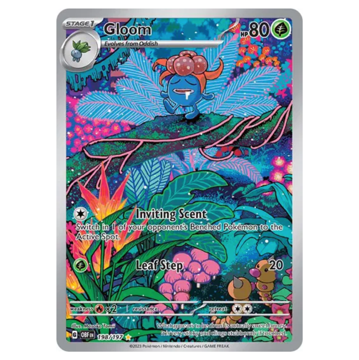 Pokemon TCG Gloom Obsidian Flames 198/197