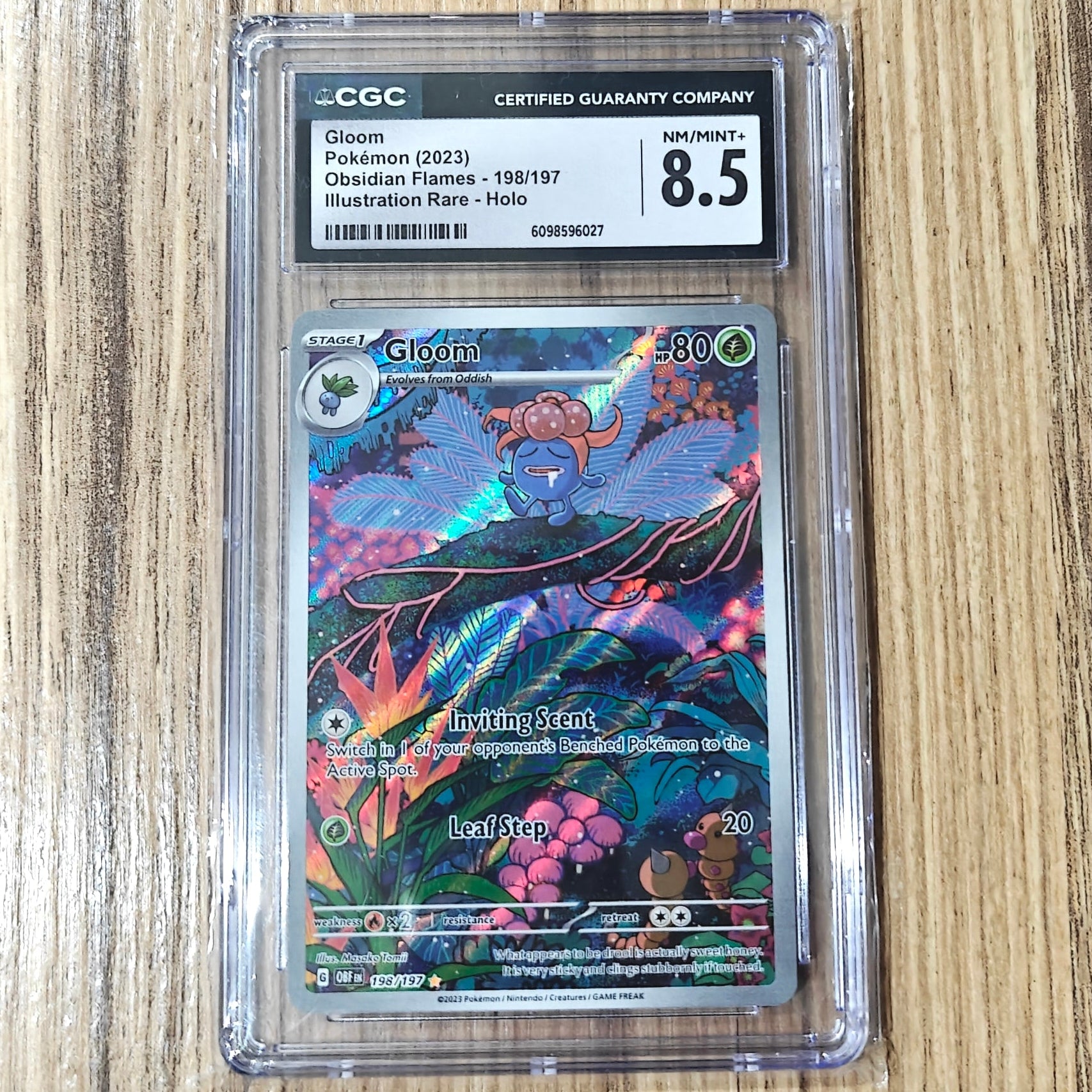 Pokemon TCG Gloom Obsidian Flames 198/197 (CGC 8.5)