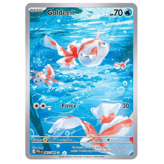 Pokemon TCG Goldeen Pitch Black 087/084
