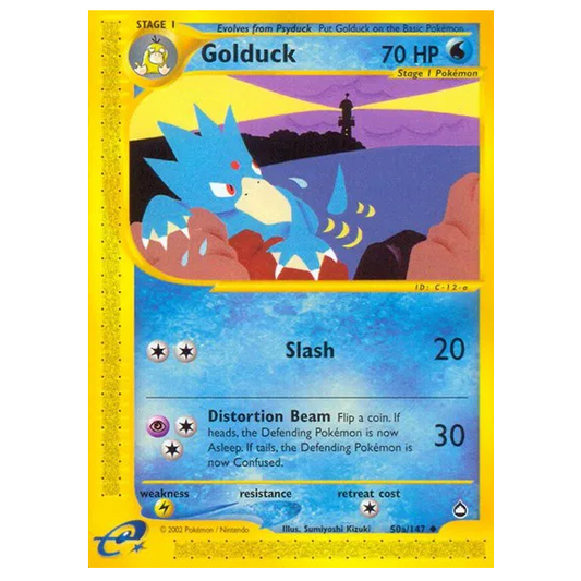 Pokemon TCG Golduck *Reverse Holo* Aquapolis 50a/147
