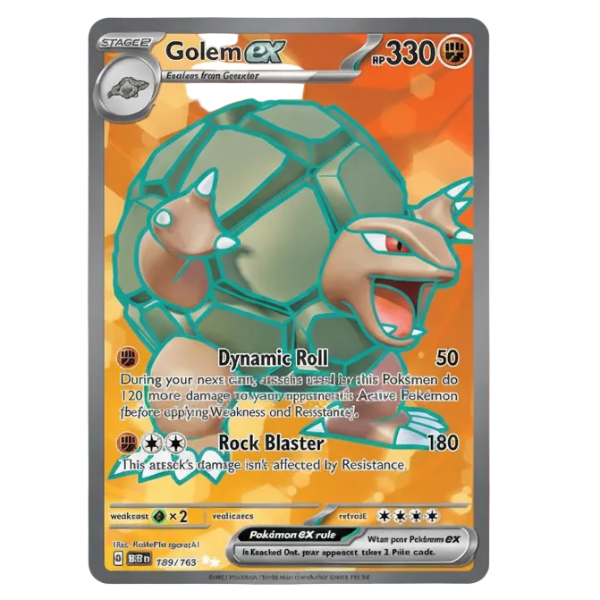 Pokemon TCG Golem ex 189/165