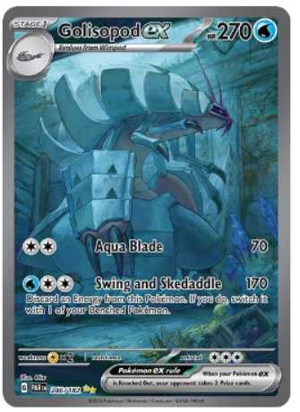 Pokemon TCG Golisopod ex Paradox Rift 246/182