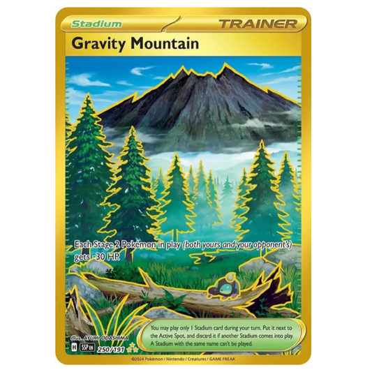 Pokemon TCG Gravity Mountain Surging Sparks 250/191
